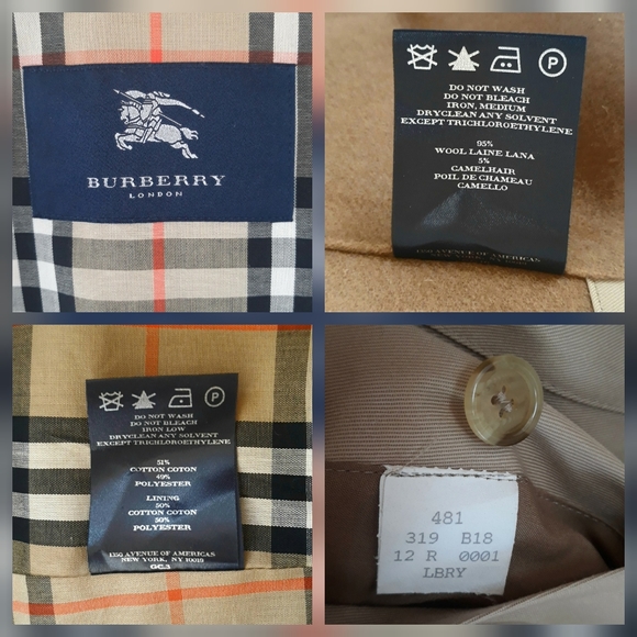 Burberry London Trench Coat Wool Liner Nova Check - Picture 15 of 16